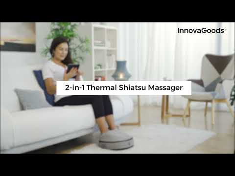 InnovaGoods 2 az 1 ben shiatsu hőmasszázs