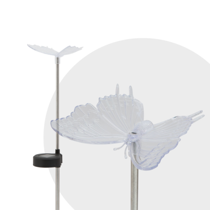 LED-es pillangó szolár lámpa