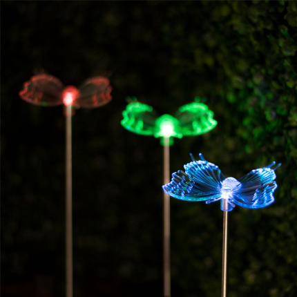 LED-es pillangó szolár lámpa
