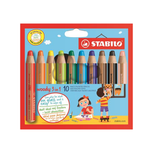 Stabilo Woody 3 az 1-ben színes ceruza készlet