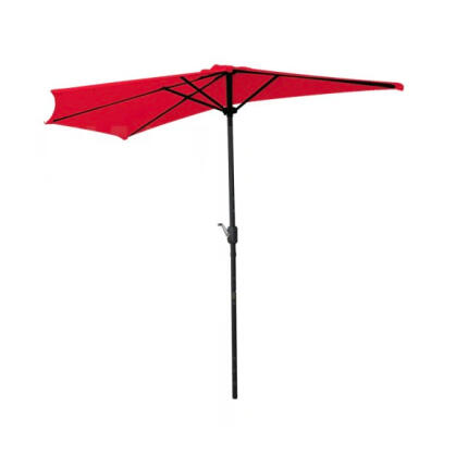 GardenLine Félkör alakú napernyő - Piros - 2,7 m