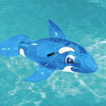 Felfújható strandmatrac úszógumi - Delfin