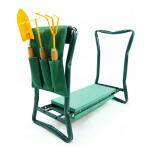 Összecsukható kerti szék és térdeplő