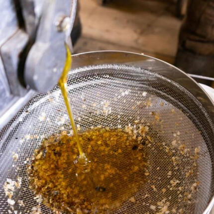 Dupla rozsdamentes acél méz szita 24 cm