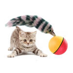 Mozgó játék menyét labdával háziállatoknak