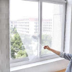 Szúnyogháló ablakra 130x160 cm - Fehér