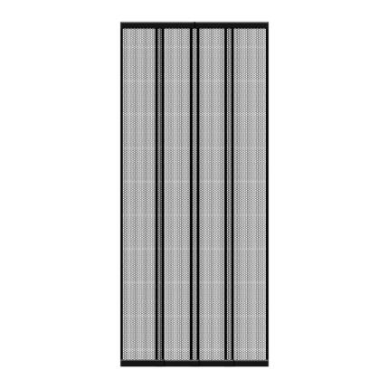 Szúnyogháló függöny ajtóra 100x220 cm - Fekete