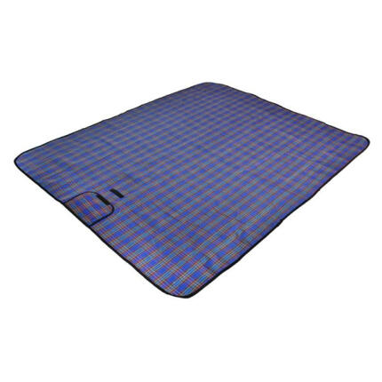 Piknik szőnyeg 145x180 cm- Kék