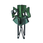 Összecsukható horgász szék - 80x44x80 cm - Zöld