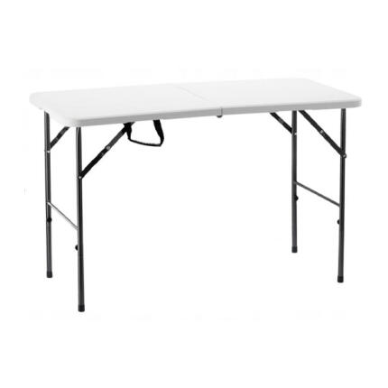 Összecsukható asztal - 120x60x74 cm - Fehér