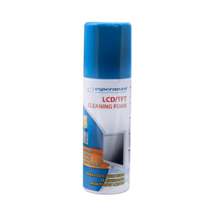 LCDTFT képernyő tisztítóhab spray - Esperanza ES101 - 100 ml