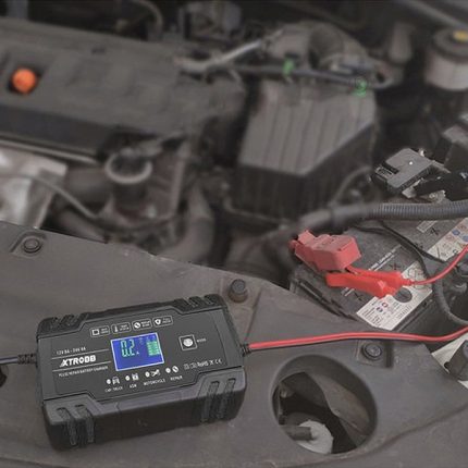 Xtrobb Autós akkumulátor töltő - 12V24V - Fekete
