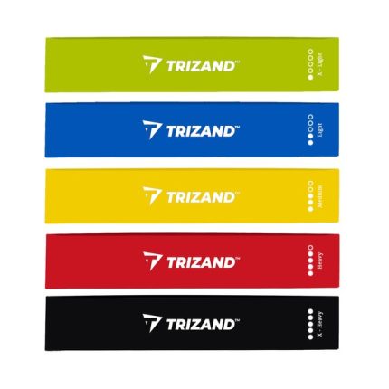 Trizand Fitnesz szalag készlet különböző ellenállásokkal (5 db)