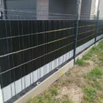 PVC kerítésszalag - 19 cm x 35 m - 450g/m2 - Fekete