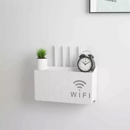 WiFi router tartó polc - Fehér