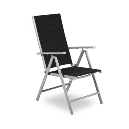 Kerti összecsukható szék - Fém - Ezüst