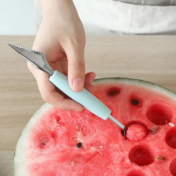 Dupla oldalú gyümölcskivágó kés