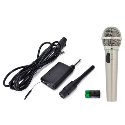 Vezeték nélküli dinamikus mikrofon - Ezüst