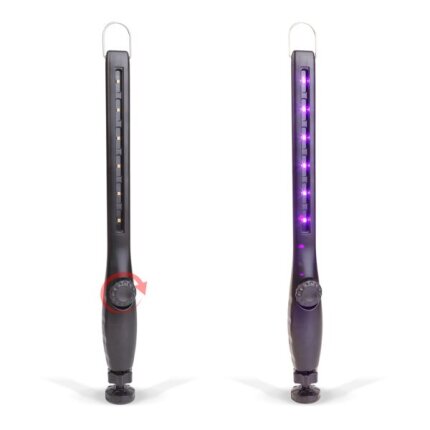 Sterilizáló UV lámpa - USB - 6 UV LED - 2000 mAh - 378 x 34 mm